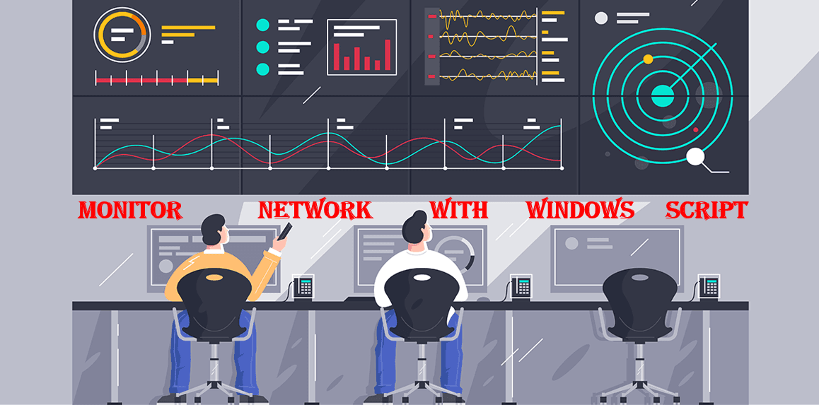How to Monitor Network With Windows Script